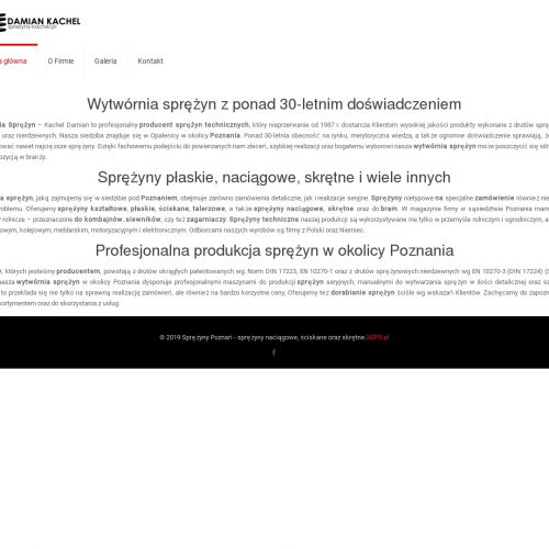 Sprężyny producent