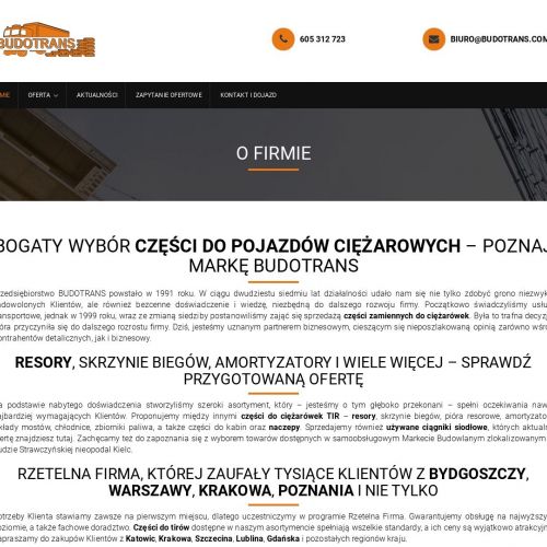 Kraków - części do tirów