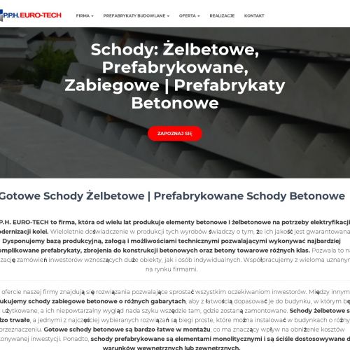 Warszawa - producent schodów żelbetowych