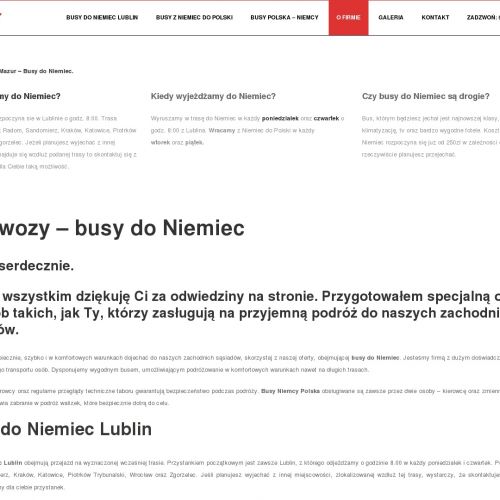 Busy polska niemcy Kielce