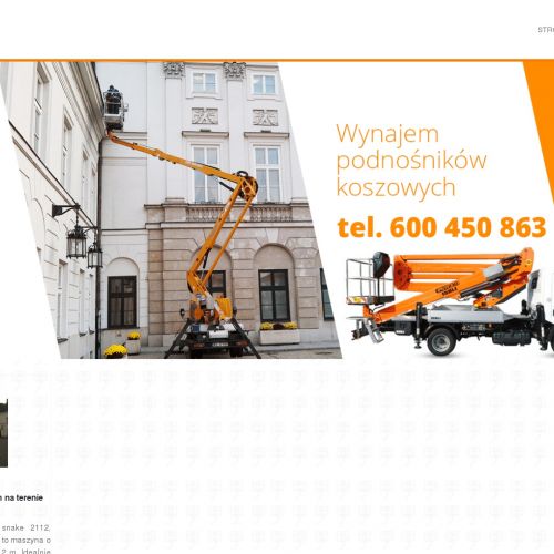 Podnośniki koszowe Pruszków