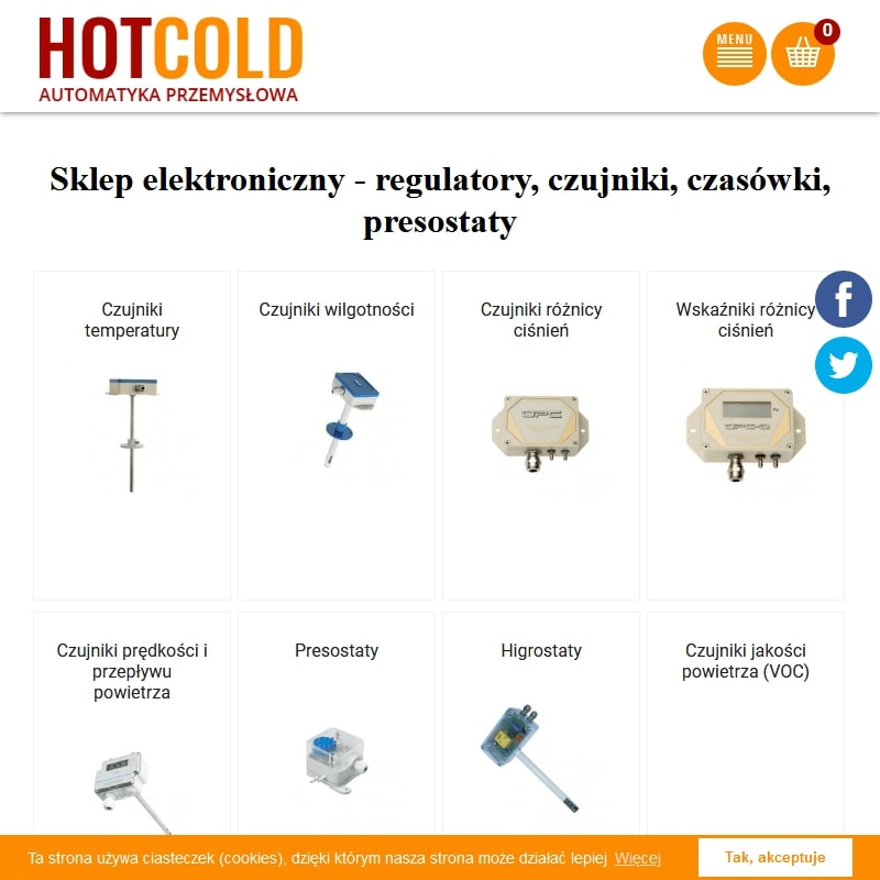 Regulator temperatury z czujnikiem