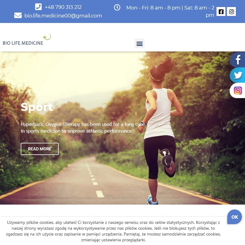 Komora hiperbaryczna małopolskie w Wadowicach