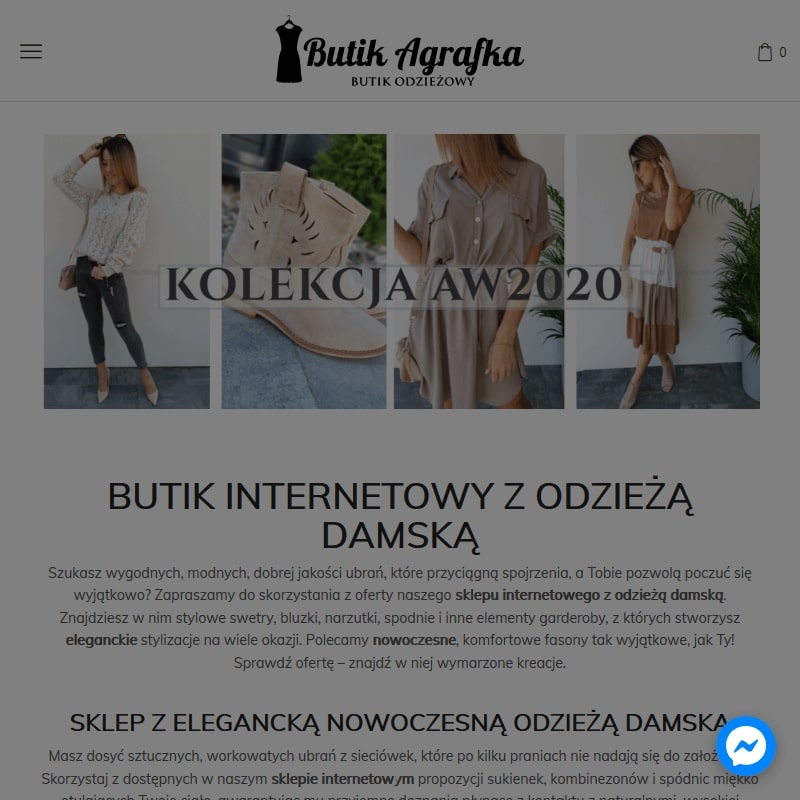 Sklep z ekskluzywną odzieżą damską online