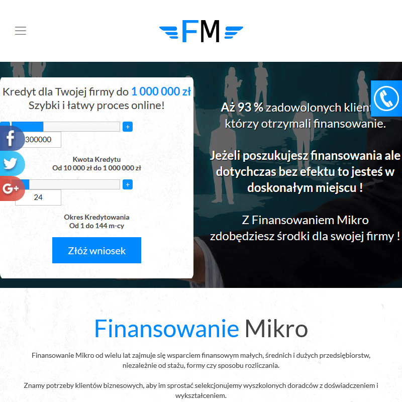 Pożyczka dla firmy - Warszawa