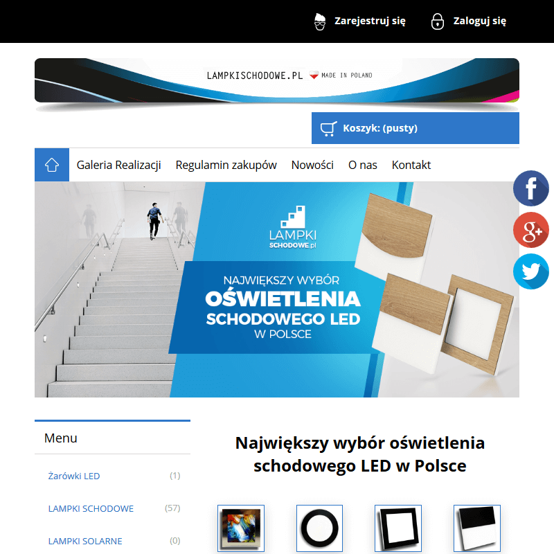 Oświetlenie schodowe hurtownia - Poznań