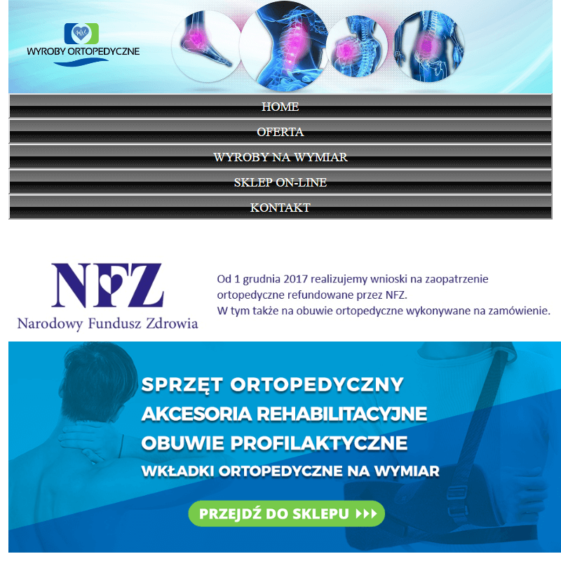 Prostotrzymacz ortopedyczny