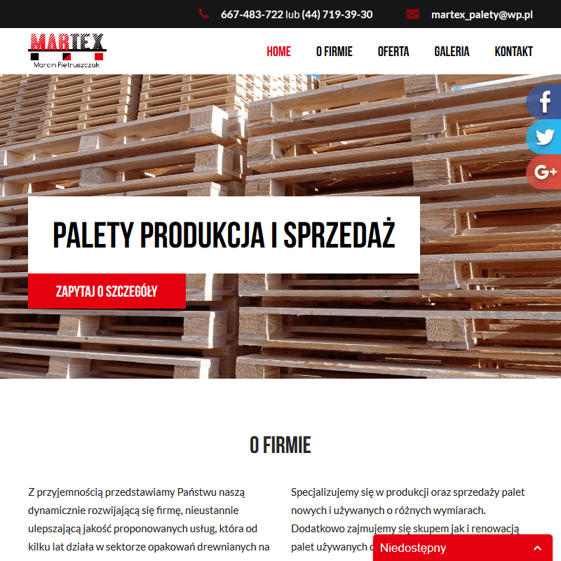 Łódź - palety 1200 x 800