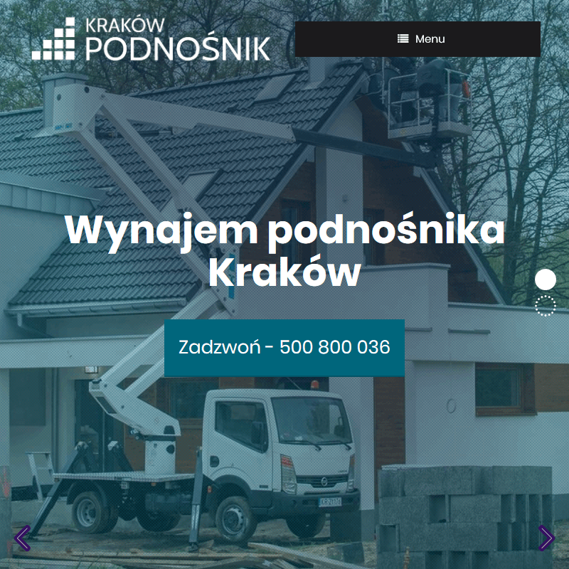 Kraków - podnośnik koszowy z obsługą