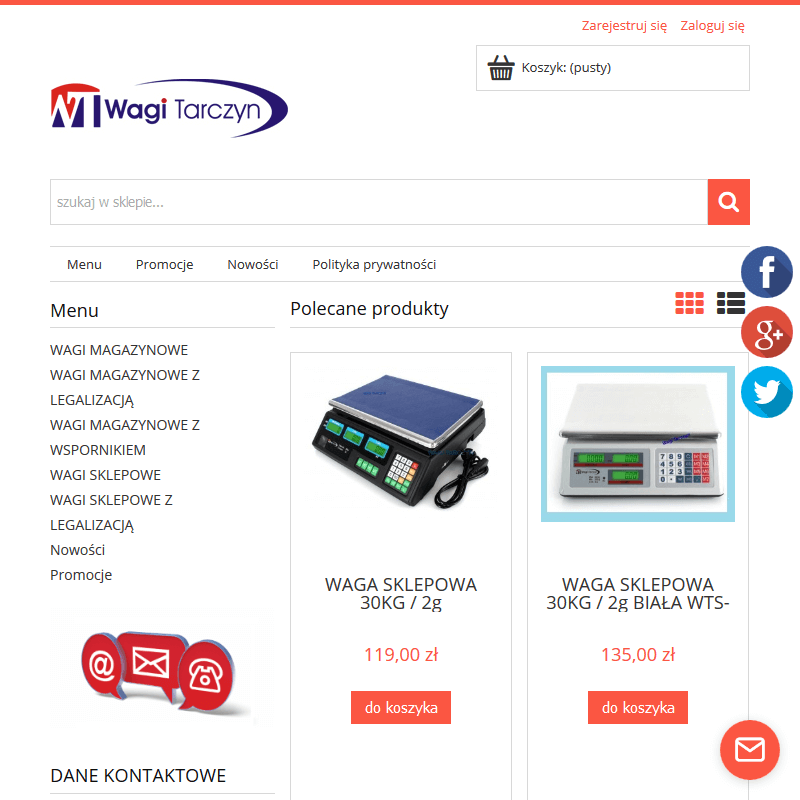 Waga elektroniczna do 30 kg